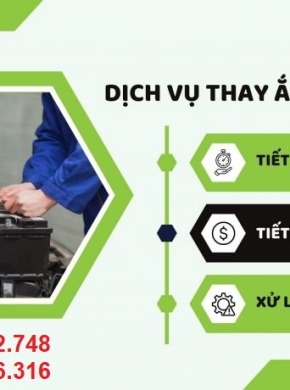 Dịch vụ thay ắc quy tại nhà nhanh chóng, giá rẻ tại TP.HCM