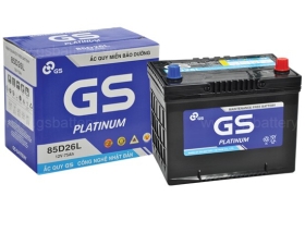 Ắc quy GS MF (Khô) 12V 75Ah 85D26L Platinum