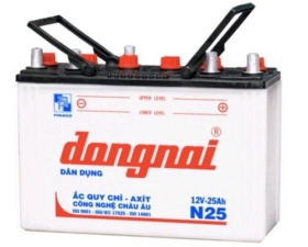 ẮC QUY ĐỒNG NAI N25 (12V-25AH)